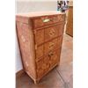 Image 1 : Dresser Wooden 3 Drawers 2 Doors 32" x 18" x 49" Tall