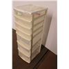 Image 2 : 7 Drawer Plastic Storage Container Stands 40" Tall