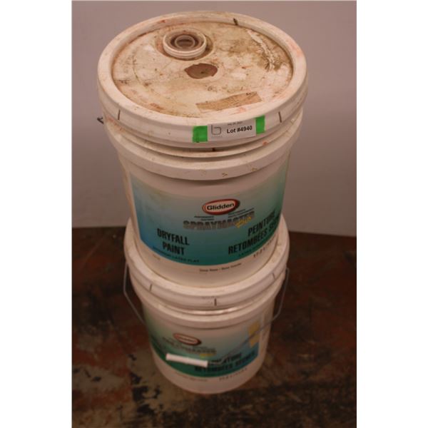 (2X THE MONEY) Dryfall Paint 5 Gallon Pails