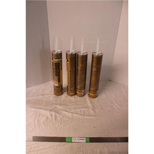 (2X THE MONEY) Titebond Construction Adhesive (4 tubes)