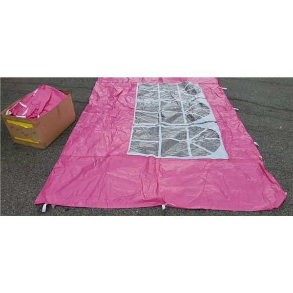 Box of new canopy panels with windows 9.5ft x 6.25 ft