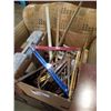 Image 2 : BODY WORK HAMMER SET, BOX OF CLAMPS AND MEASURING TOOLS