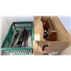Image 1 : 2 BOXES OF TOOLS AND METAL