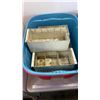 Image 3 : 2 TOTES OF METAL PARTS BINS