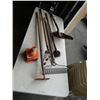Image 1 : SHOVEL, HOE, RAKE, EDGER AND SMALL TRAFFIC CONES