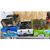 Image 1 : LOT OF WATERING CANS, METAL PLANTERS, WIRE PLANTER HOLDERS