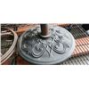 Image 3 : METAL AND OTHER PATIO UMBRELLA STANDS