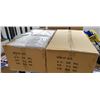 Image 1 : 2 boxes of plastic locking clam shells 500 total