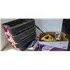 Image 1 : Box of DeWalt Roto hammer working needs end piece with box of tools and brake shoes for dodge and 3 
