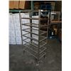 Image 3 : STAINLESS 8 TIER ROLLING COOLING RACK