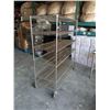 Image 2 : 6 TIER GALVANIZED ROLLING WIRE SHELF - ADJUSTABLE