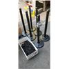 Image 1 : 6 plastic stantions and 100' a plastic chain