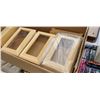 Image 2 : Box of new wood display cases