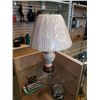 Image 1 : Vintage hand painted porcelain lamp