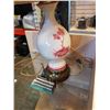 Image 2 : Vintage hand painted porcelain lamp