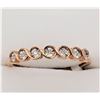 Image 1 : NEW 10KT ROSE GOLD DIAMOND RING W/ APPRAISAL $1000