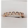 Image 2 : NEW 10KT ROSE GOLD DIAMOND RING W/ APPRAISAL $1000