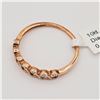 Image 4 : NEW 10KT ROSE GOLD DIAMOND RING W/ APPRAISAL $1000