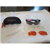 Image 1 : NEW RYDERS R136 RTX BLUE SUNGLASSES WITH INTERCHANGEABLE LENSES AND CASE
