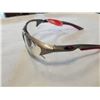 Image 11 : NEW RYDERS R136 RTX GREY AND RED SUNGLASSES WITH INTERCHANGEABLE LENSES AND CASE
