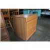 Image 8 : DYNAMIC FURNITURE 6 DRAWER OAK FINISH DRESSER AND 2 DRAWER NIGHTSTAND