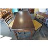 Image 8 : FLIPTOP DINING TABLE WITH 2 CHAIRS AND 3 LEAFS
