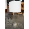 Image 2 : PAIR OF BRUSHED METAL ADJUSTABLE HEIGHT TABLE LAMPS