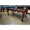Image 2 : Inlaid claw foot coffee table