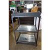 Image 8 : 3 TIER WOOD AND GLASS SERVING TRAY STAND