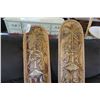 Image 2 : 2 piece carved wall hanging