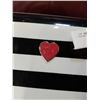 Image 2 : XOX BETSEY BLACK AND WHITE ROLLING HARD CASE LUGGAGE