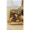 Image 2 : Basket of carved wood figures and more