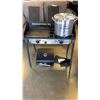 Image 1 : Camp chef expedition 2x standing propane camp Stove, with cast iron cooking grate, bbq box, hot pot
