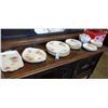 Image 1 : 36 PIECES ROYAL ALBERT AMERICAN BEAUTY CHINA  DINNER SET INCLUDES - CUPS, SAUCERS, PLATES, PLATTERS