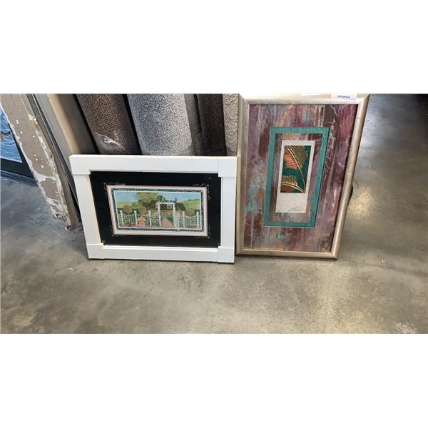 2 Limited edition framed art
