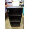 Image 4 : Black glass door stereo cabinet