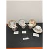 Image 1 : Lot of 4 Vintage Teacup and Saucers