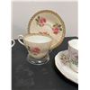 Image 2 : Lot of 4 Vintage Teacup and Saucers