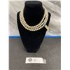 Image 1 : Brand New Kimono Brand 3 Strand Pearl Necklace.