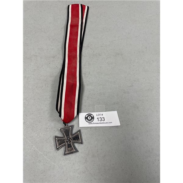 German WWII Iron Cross with Ribbon