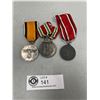 Image 1 : Lot of 3 German WWII Medals with Ribbon