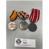 Image 2 : Lot of 3 German WWII Medals with Ribbon