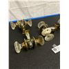 Image 2 : Four Antique Glass Door Sets with Mortised Hardware