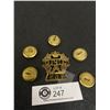 Image 2 : 6 x Canada Post Office Set 768 Cap Badge, Buttons