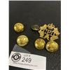 Image 1 : 6 x Canada Post Set Badge, Buttons