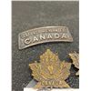 Image 2 : 3 x WW1 Canadian 72 CAN INF Two Collars, Shoulder, Seaforth Highlanders