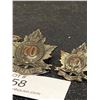 Image 2 : 3 x WW1 Canadian 70 CAN INF Cap Badge, Collar, WW1 German Sweetheart Pin
