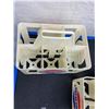 Image 2 : Two Vintage Pepsi Cola 6 x 750ml White Plastic Bottle Holder Carrying Case