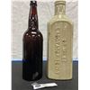 Image 2 : Vintage  Design Dr Miles Laboratories Ceramic Bottle and Westminster Original Brewery REGSTD NW BC