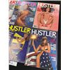 Image 3 : Lot of 6 Hustler Adult Magazines 1980